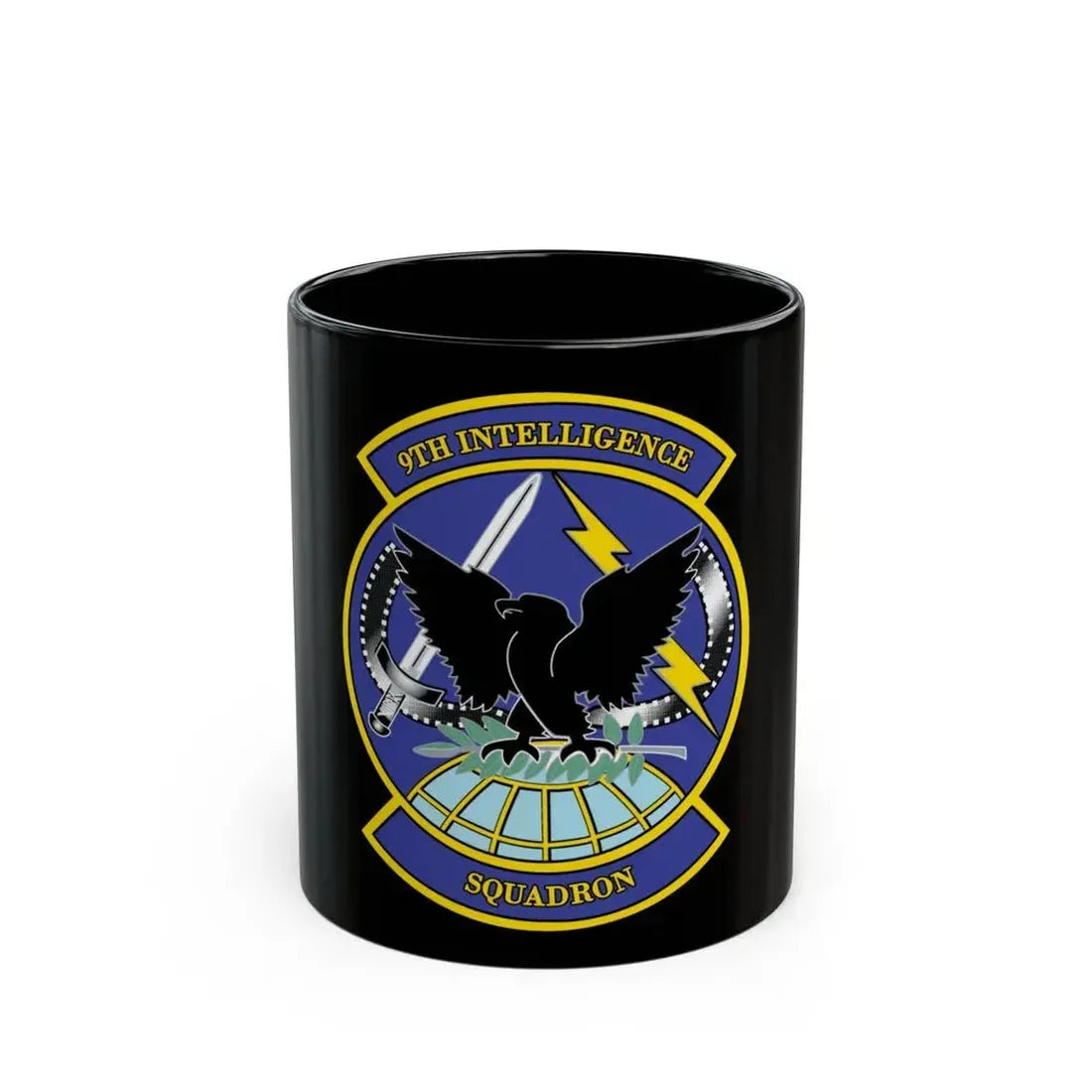 9th Intelligence Sq (U.S. Air Force) Black Coffee Mug 11oz - Go Mug Yourself