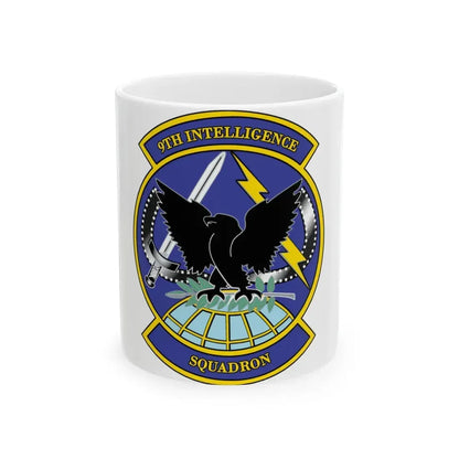 9th Intelligence Sq (U.S. Air Force) White Coffee Mug 11oz - Go Mug Yourself