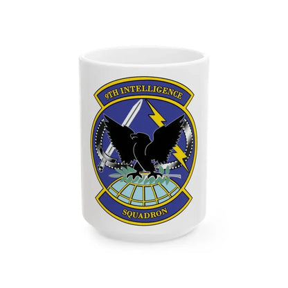9th Intelligence Sq (U.S. Air Force) White Coffee Mug 15oz - Go Mug Yourself