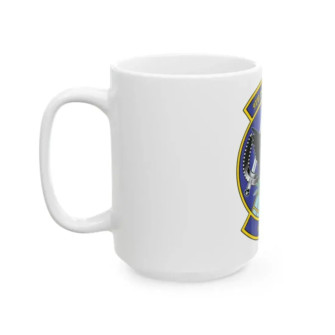9th Intelligence Sq (U.S. Air Force) White Coffee Mug - Go Mug Yourself