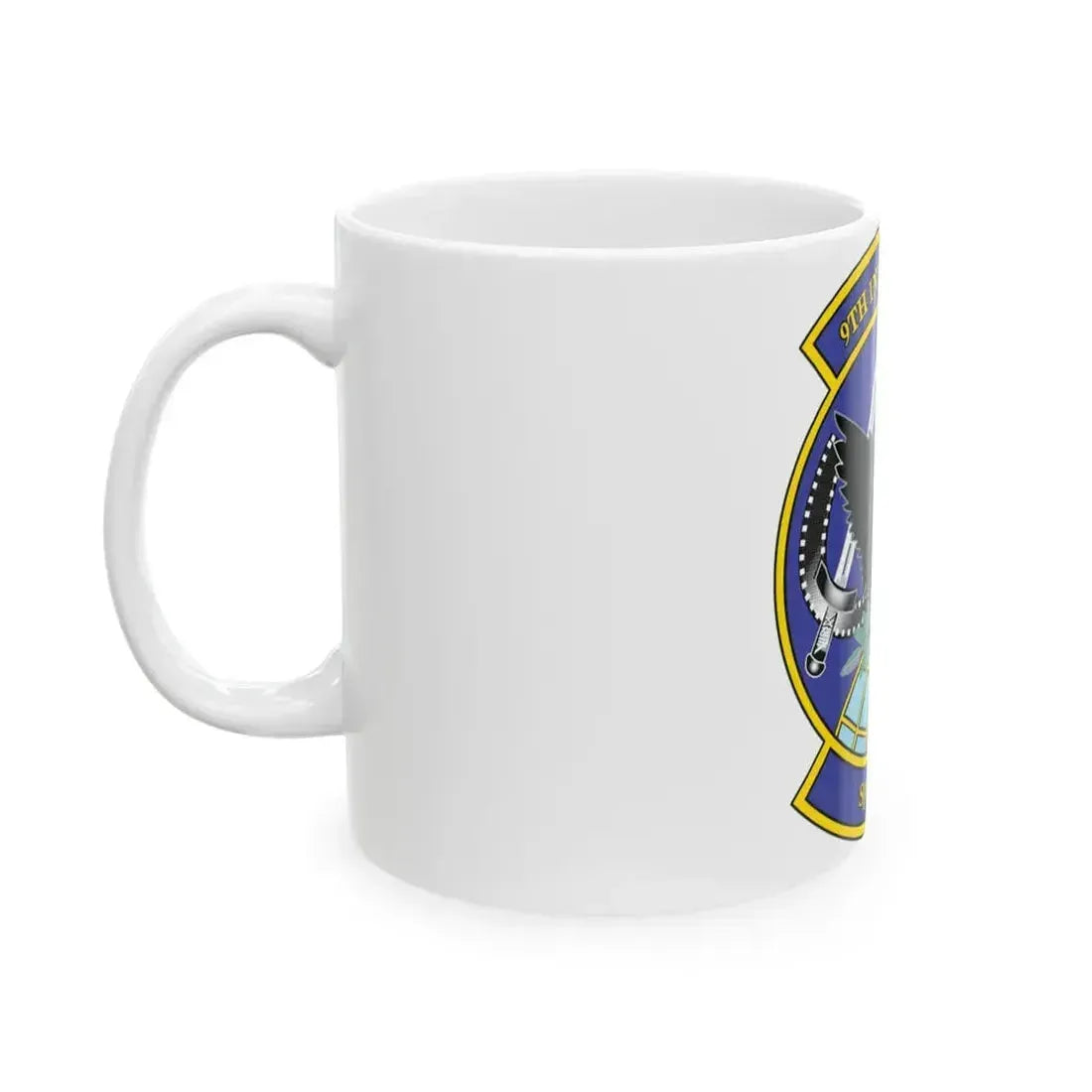 9th Intelligence Sq (U.S. Air Force) White Coffee Mug - Go Mug Yourself