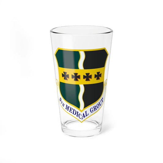 9th Medical Group (U.S. Air Force) Pint Glass 16oz-16oz-Go Mug Yourself