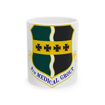 9th Medical Group (U.S. Air Force) White Coffee Mug-11oz-Go Mug Yourself