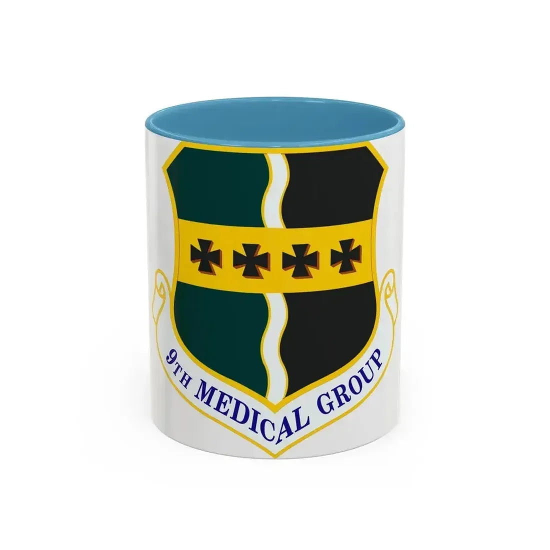 9th Medical Group (U.S. Air Force) Accent Coffee Mug 11oz Light Blue - Go Mug Yourself