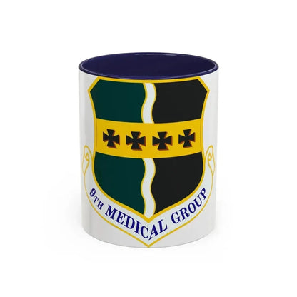 9th Medical Group (U.S. Air Force) Accent Coffee Mug 11oz Navy - Go Mug Yourself
