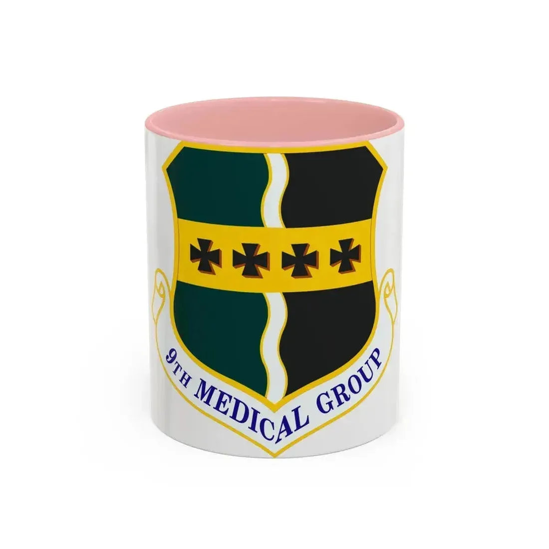 9th Medical Group (U.S. Air Force) Accent Coffee Mug 11oz Pink - Go Mug Yourself