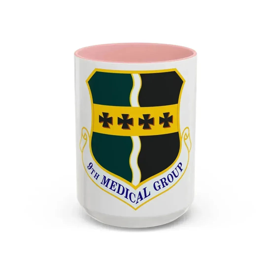 9th Medical Group (U.S. Air Force) Accent Coffee Mug 15oz Pink - Go Mug Yourself