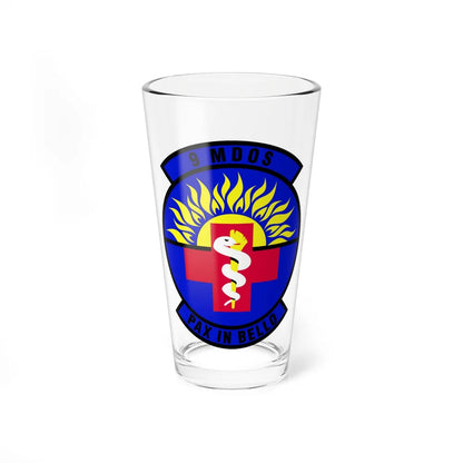 9th Medical Operations Squadron (U.S. Air Force) Pint Glass 16oz-16oz-Go Mug Yourself