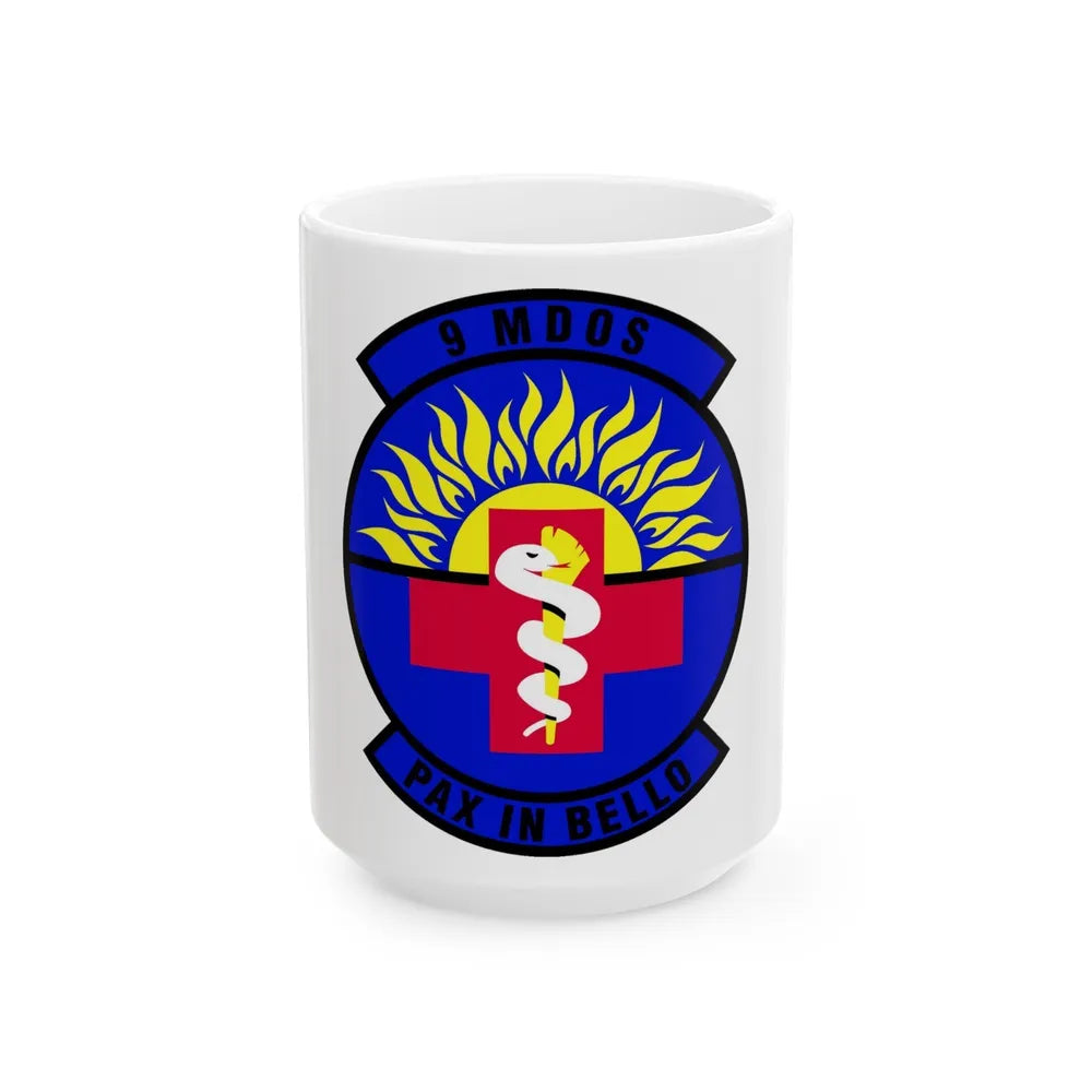 9th Medical Operations Squadron (U.S. Air Force) White Coffee Mug-15oz-Go Mug Yourself