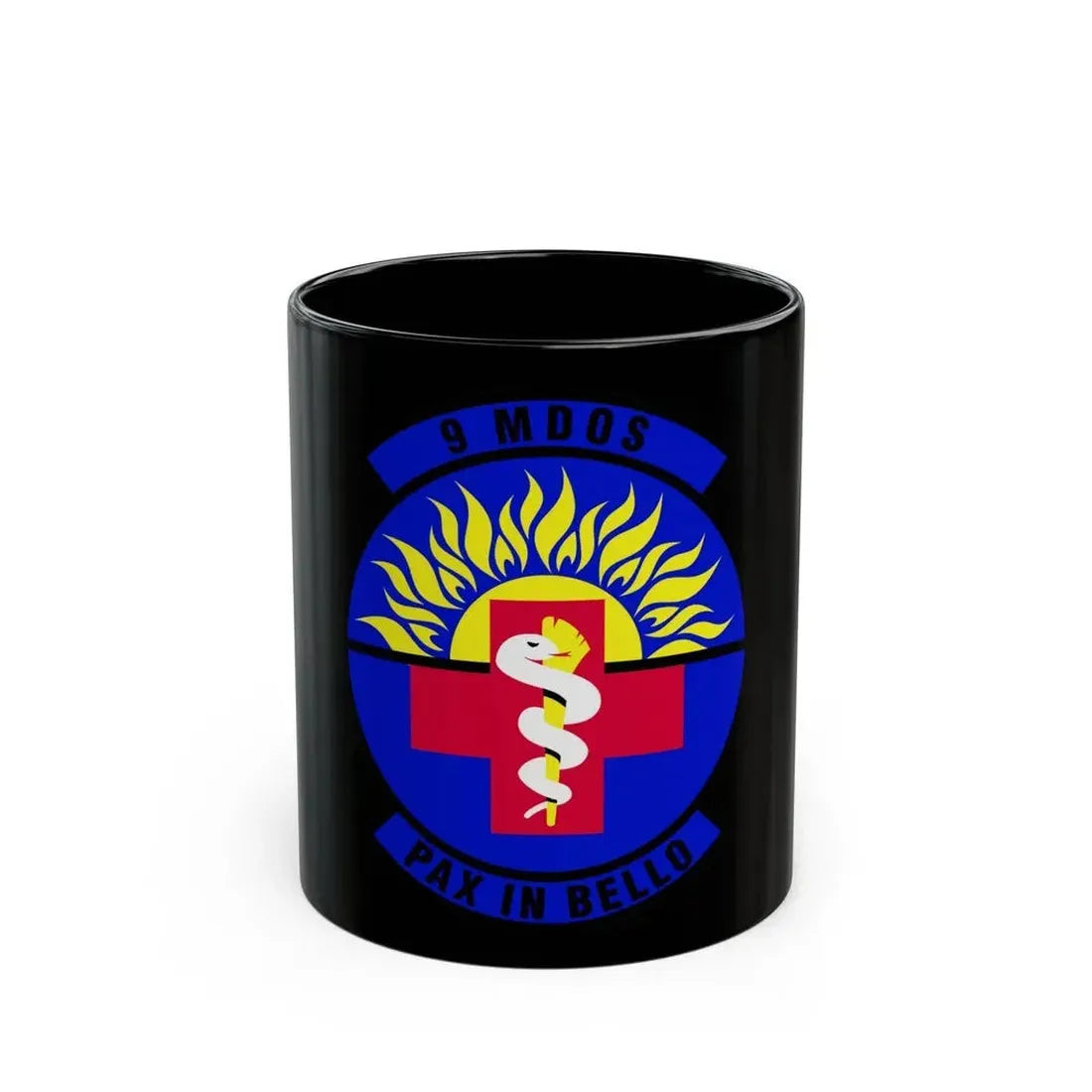 9th Medical Operations Squadron (U.S. Air Force) Black Coffee Mug 11oz - Go Mug Yourself