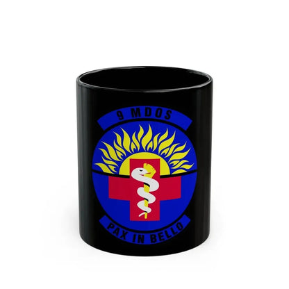 9th Medical Operations Squadron (U.S. Air Force) Black Coffee Mug 11oz - Go Mug Yourself