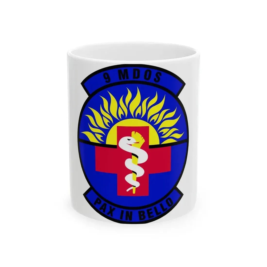 9th Medical Operations Squadron (U.S. Air Force) White Coffee Mug 11oz - Go Mug Yourself