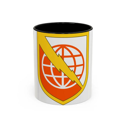 9th Signal Command (U.S. Army) Accent Coffee Mug-11oz-Black-Go Mug Yourself