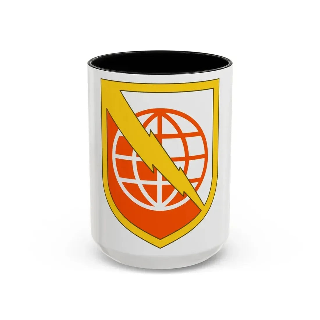 9th Signal Command (U.S. Army) Accent Coffee Mug 15oz Black - Go Mug Yourself