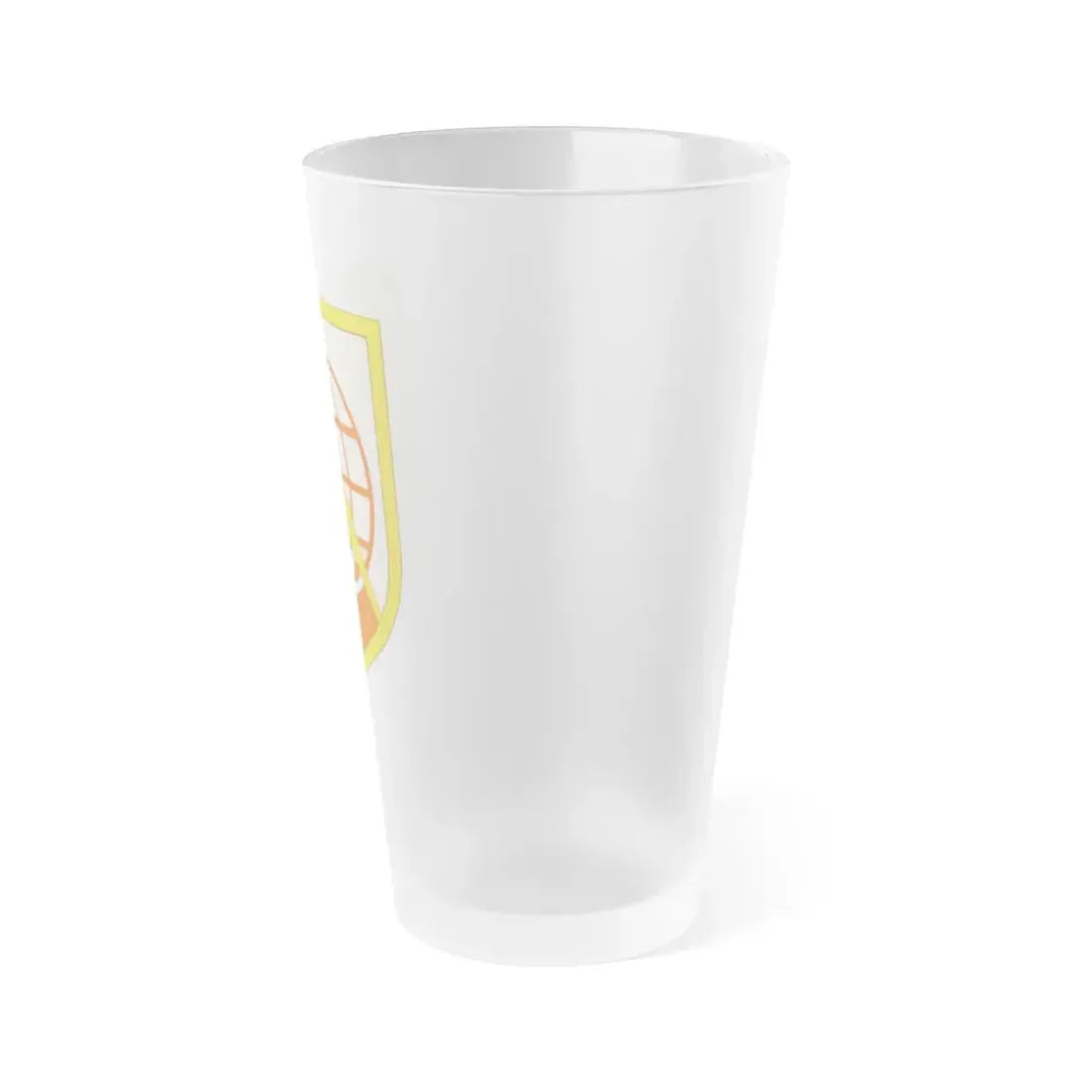 9th Signal Command (U.S. Army) Frosted Pint Glass 16oz - Go Mug Yourself