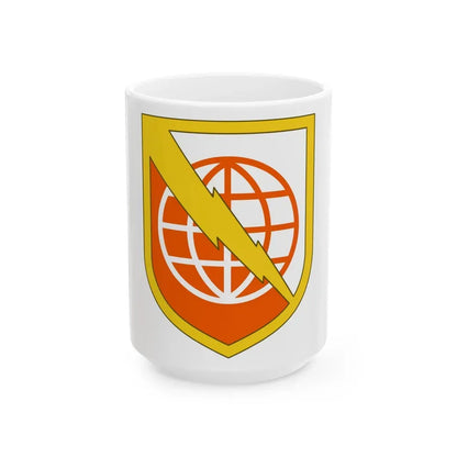 9th Signal Command (U.S. Army) White Coffee Mug 15oz - Go Mug Yourself