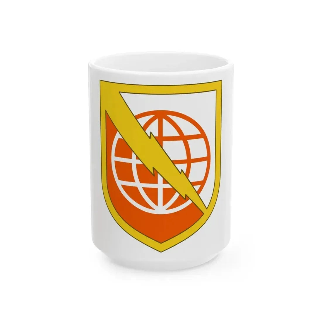 9th Signal Command (U.S. Army) White Coffee Mug 15oz - Go Mug Yourself
