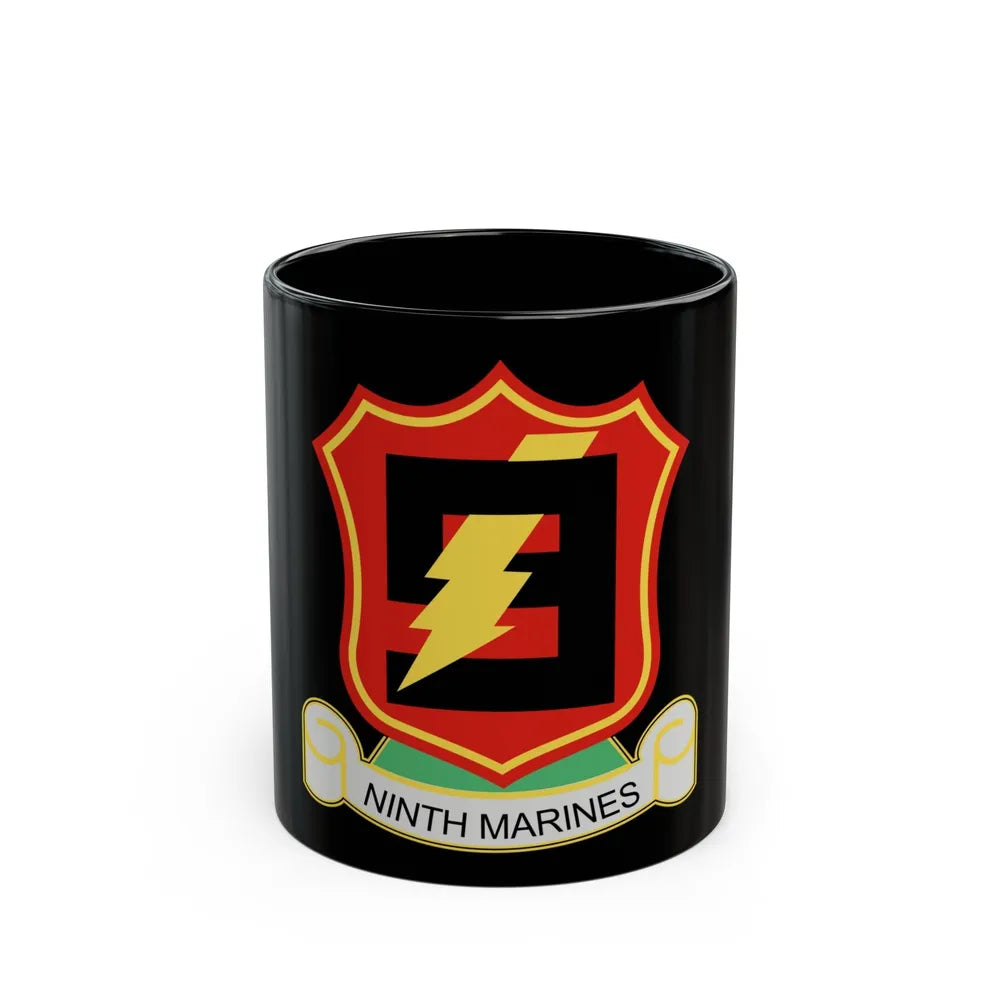 9THMARINES (USMC) Black Coffee Mug-11oz-Go Mug Yourself