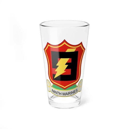 9THMARINES (USMC) Pint Glass 16oz 16oz - Go Mug Yourself