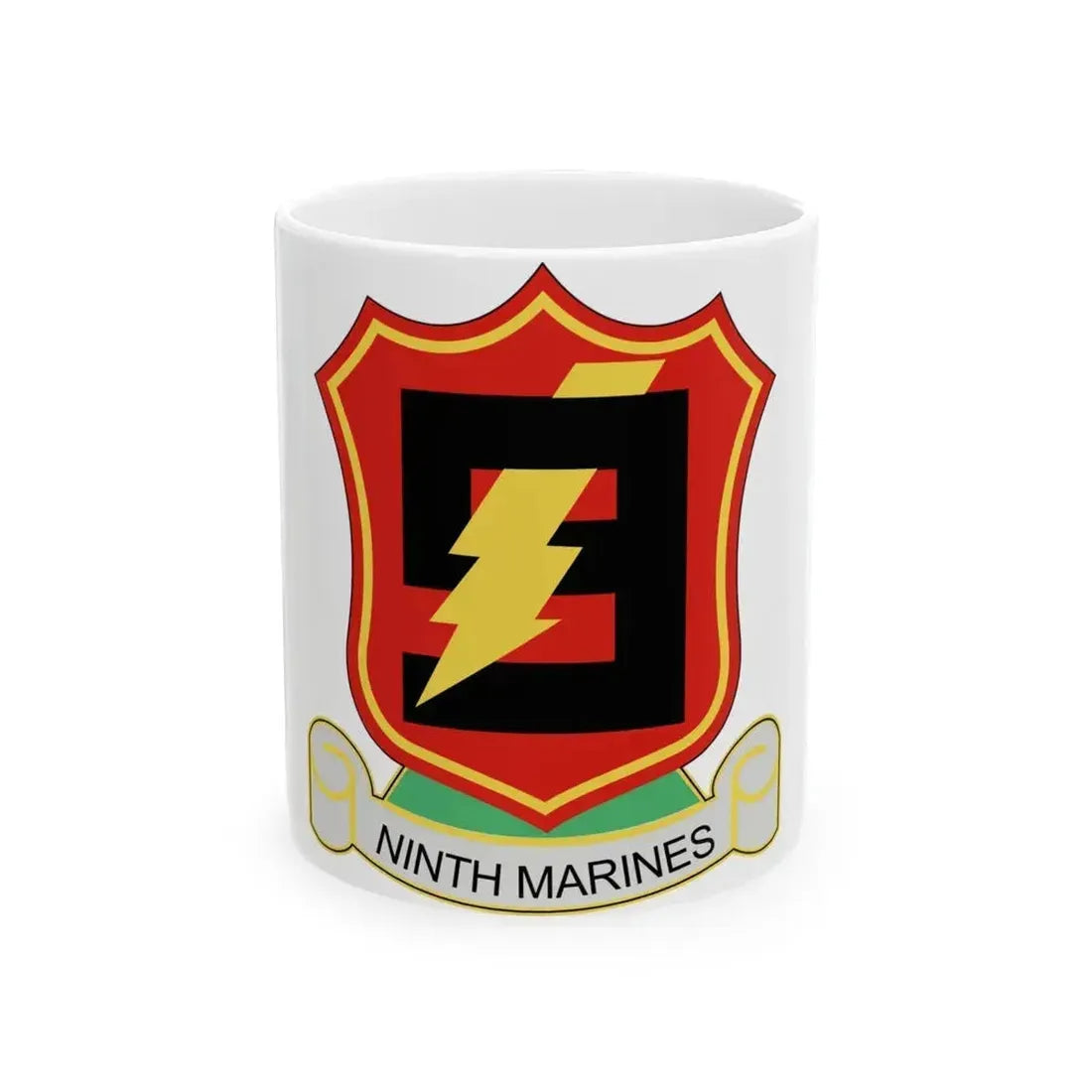 9THMARINES (USMC) White Coffee Mug 11oz - Go Mug Yourself