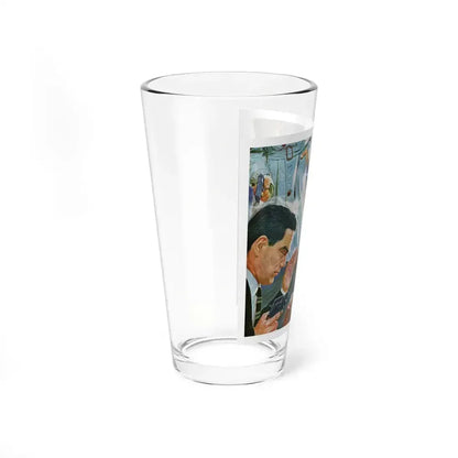 A Bad Day For O'Banion by Daniel Knapp, The Saturday Evening Post, 1960 (Magazine Illustration) Pint Glass 16oz - Go Mug Yourself