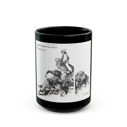 A Ball Game for Delia, The Saturday Evening Post, November 11, 1939 - Black Coffee Mug 15oz - Go Mug Yourself