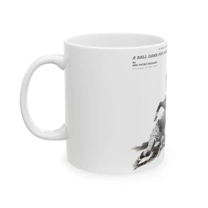 A Ball Game for Delia, The Saturday Evening Post, November 11, 1939 - White Coffee Mug - Go Mug Yourself