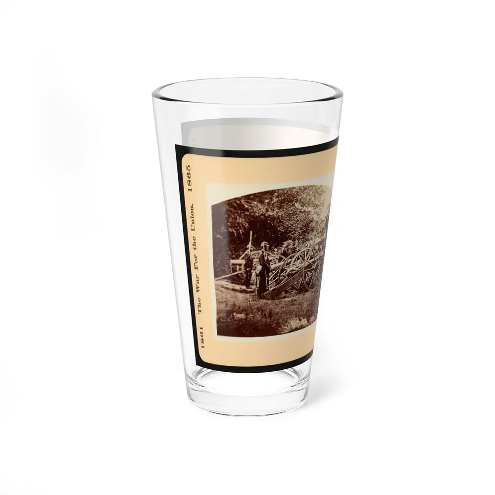 A Battery Of Quaker Guns 001 (U.S. Civil War) Pint Glass 16oz-Go Mug Yourself