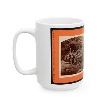 A Battery Of Quaker Guns (U.S. Civil War) White Coffee Mug-Go Mug Yourself