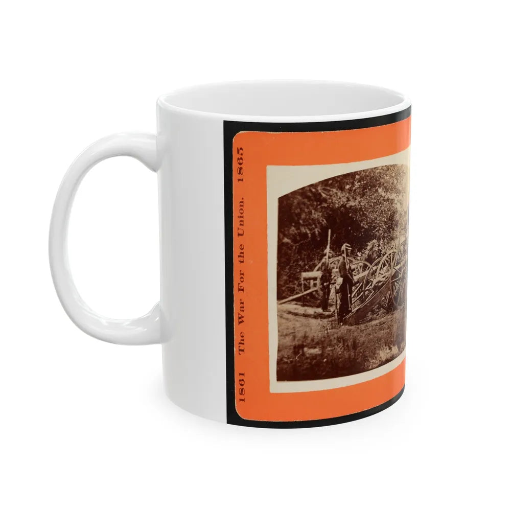 A Battery Of Quaker Guns (U.S. Civil War) White Coffee Mug-Go Mug Yourself