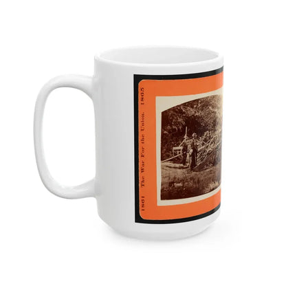 A Battery Of  Quaker Guns (U.S. Civil War) White Coffee Mug - Go Mug Yourself