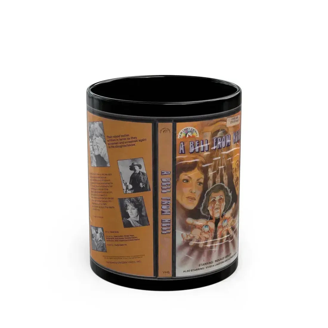 A BELL FROM HELL (VHS COVER) - Black Coffee Mug 11oz - Go Mug Yourself