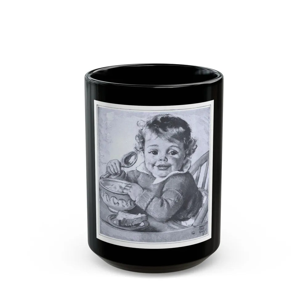 A Besotted Child, 1929 - Black Coffee Mug-15oz-Go Mug Yourself