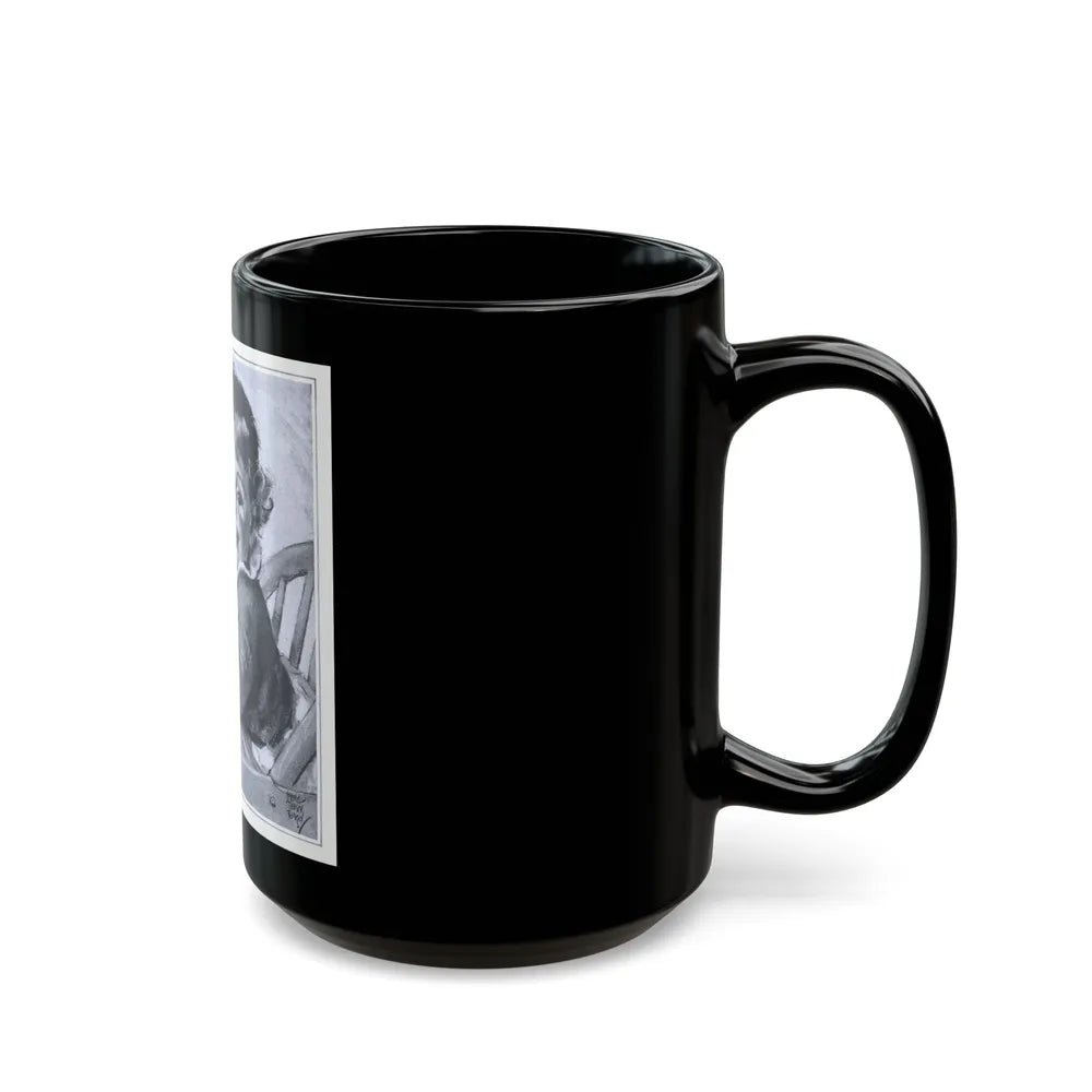 A Besotted Child, 1929 - Black Coffee Mug-Go Mug Yourself