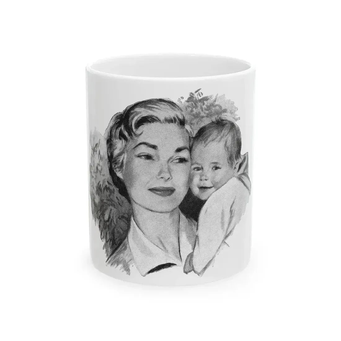 A Big Boy Now by Jill Gill (1), Wife And Home magazine, 1957 - White Coffee Mug 11oz - Go Mug Yourself