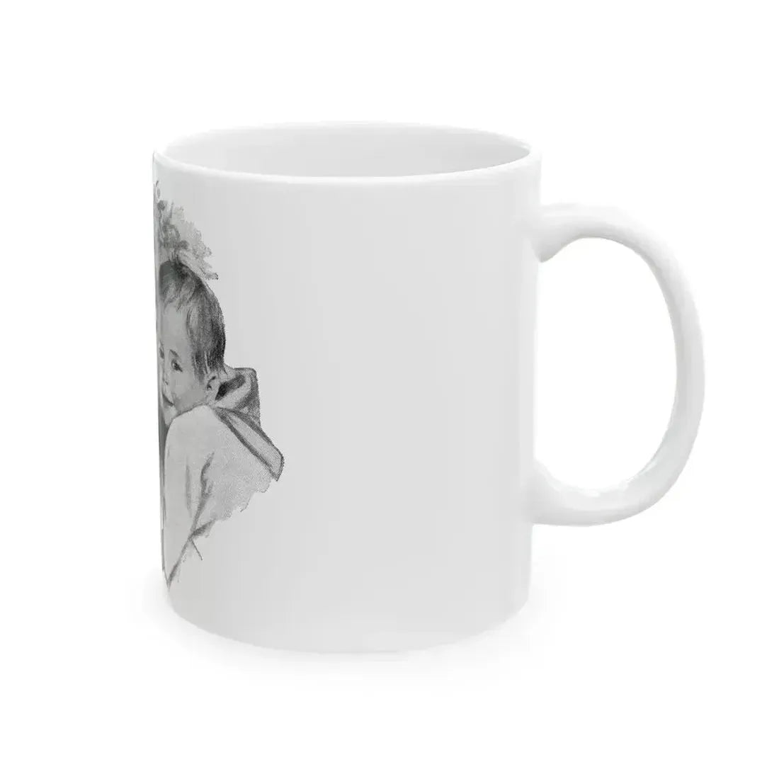 A Big Boy Now by Jill Gill (1), Wife And Home magazine, 1957 - White Coffee Mug - Go Mug Yourself