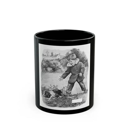 A Big Boy Now by Jill Gill (2), Wife And Home magazine, 1957 - Black Coffee Mug 11oz - Go Mug Yourself
