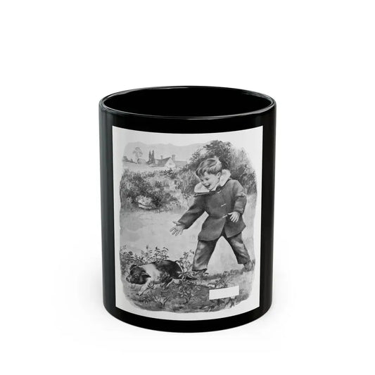 A Big Boy Now by Jill Gill (2), Wife And Home magazine, 1957 - Black Coffee Mug 11oz - Go Mug Yourself