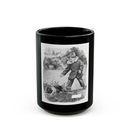 A Big Boy Now by Jill Gill (2), Wife And Home magazine, 1957 - Black Coffee Mug 15oz - Go Mug Yourself