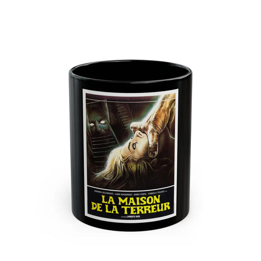 A BLADE IN THE DARK (FRENCH) 1983 Movie Poster - Black Coffee Mug-11oz-Go Mug Yourself