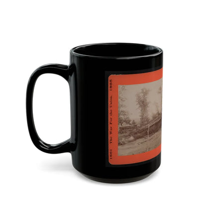 A Block House 001 (U.S. Civil War) Black Coffee Mug-Go Mug Yourself