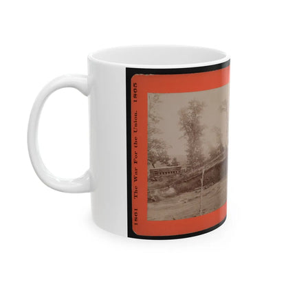 A Block House 001 (U.S. Civil War) White Coffee Mug-Go Mug Yourself