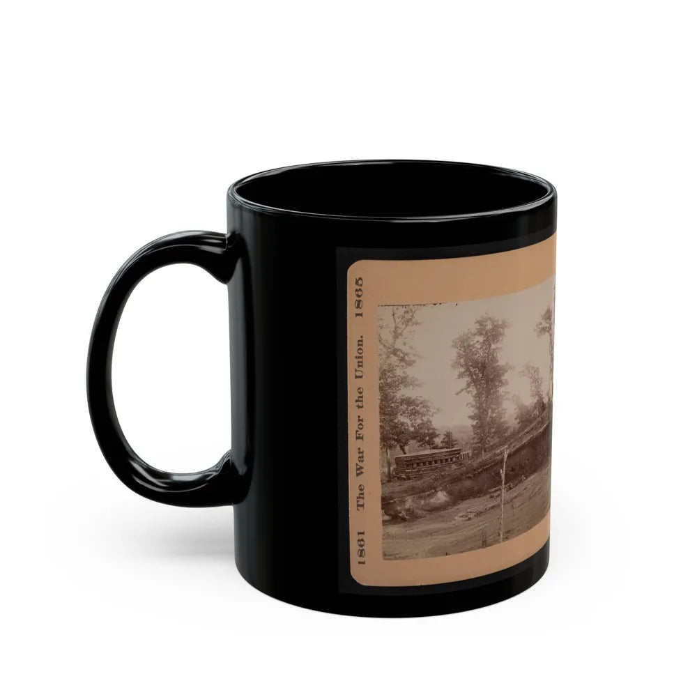 A Block House (U.S. Civil War) Black Coffee Mug-Go Mug Yourself