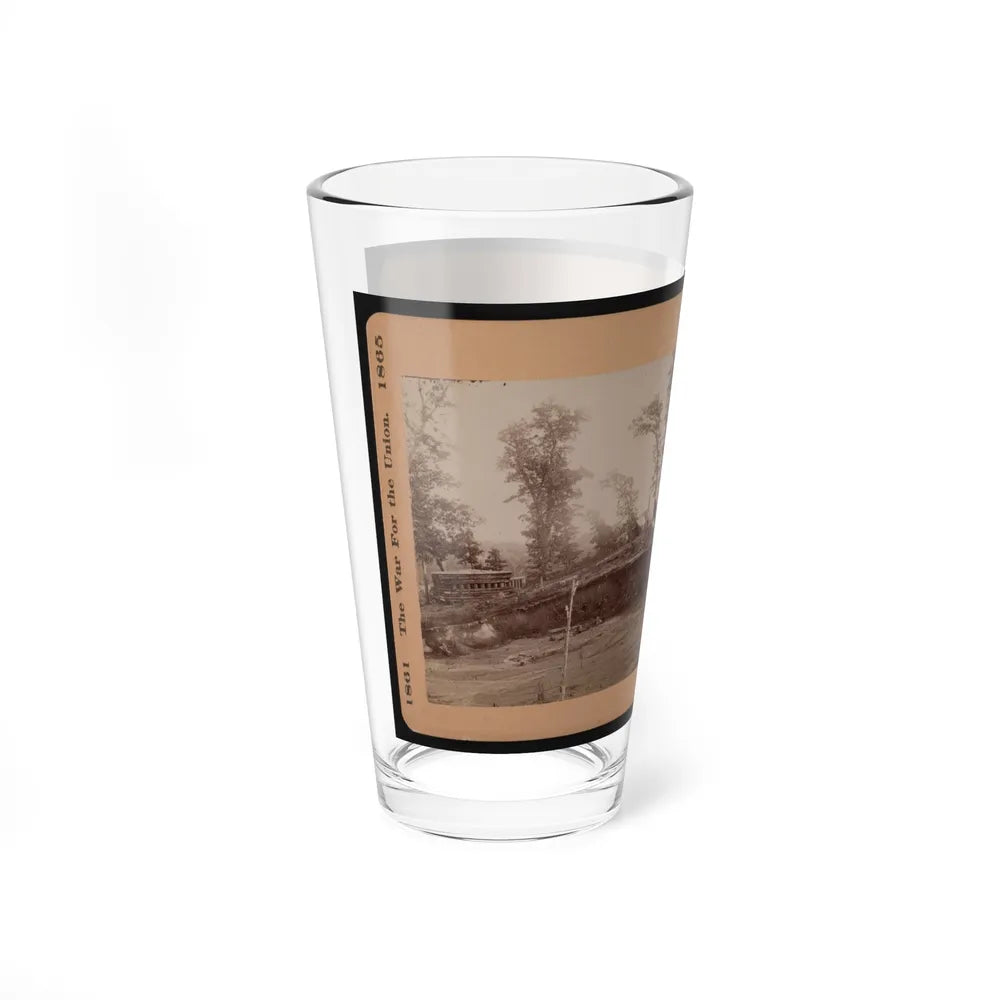 A Block House (U.S. Civil War) Pint Glass 16oz-Go Mug Yourself