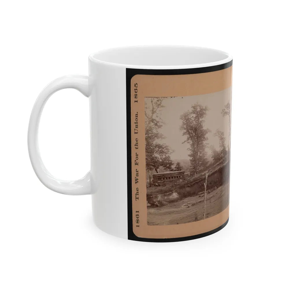 A Block House (U.S. Civil War) White Coffee Mug-Go Mug Yourself