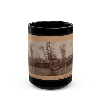 A Block House (U.S. Civil War) Black Coffee Mug 15oz - Go Mug Yourself