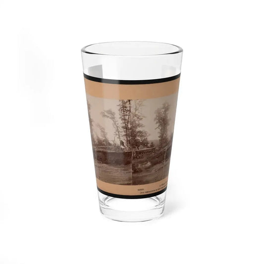 A Block House (U.S. Civil War) Pint Glass 16oz 16oz - Go Mug Yourself