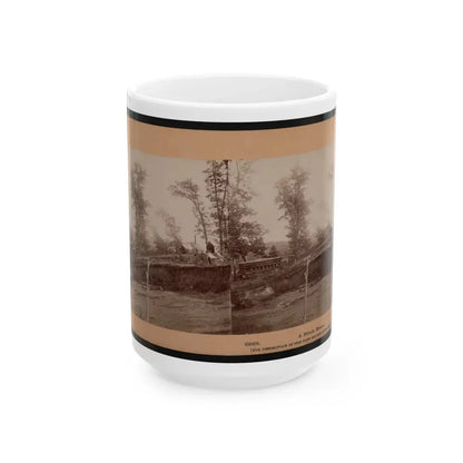 A Block House (U.S. Civil War) White Coffee Mug 15oz - Go Mug Yourself