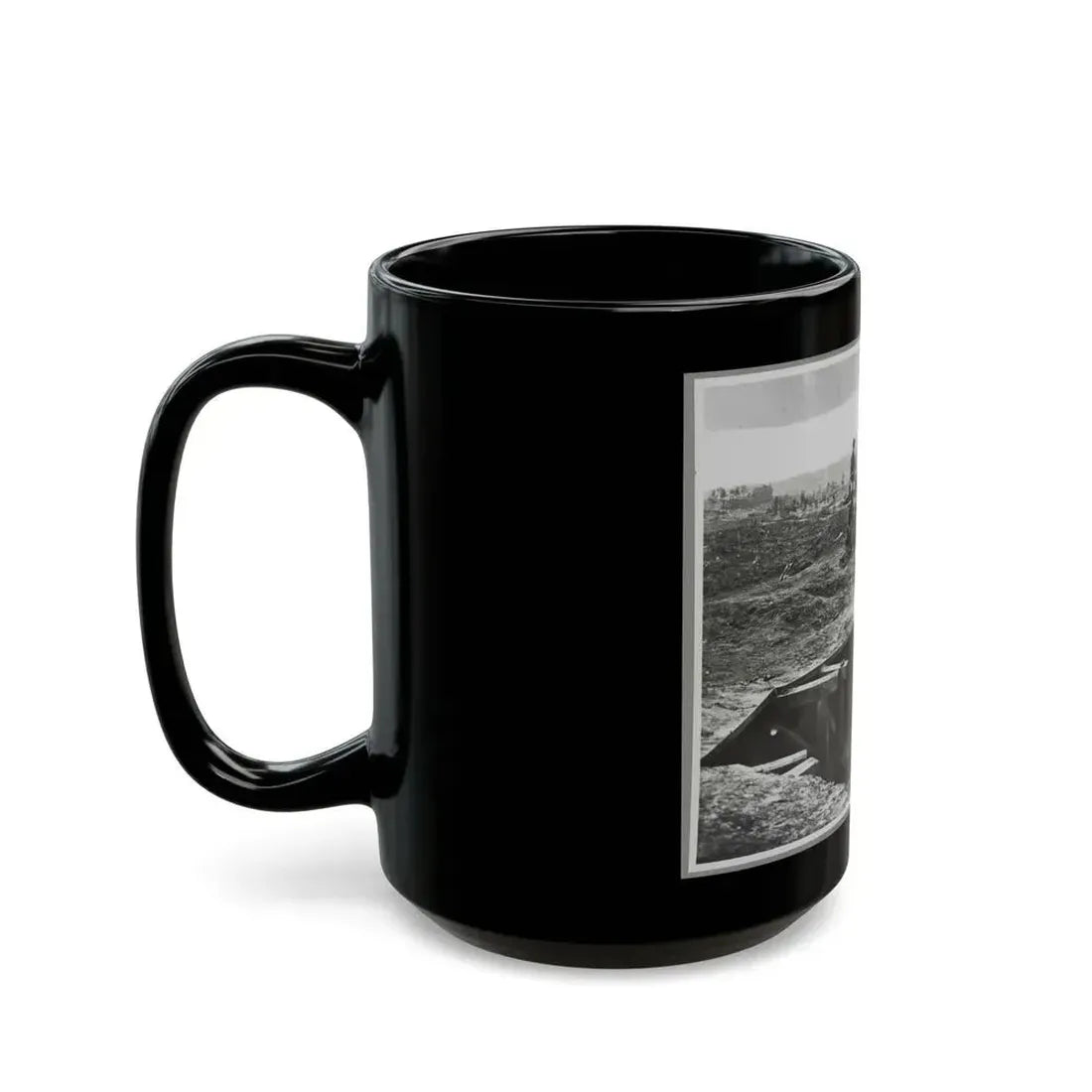 A Bomb-Proof In Front Of Atlanta, Ga. (U.S. Civil War) Black Coffee Mug - Go Mug Yourself