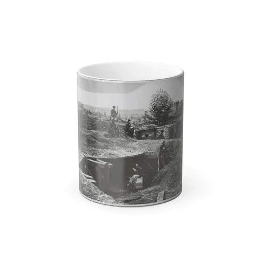 A Bomb-Proof in Front of Atlanta, Ga. (U.S. Civil War) Color Changing Coffee Mug 11oz Default Title 11oz - Go Mug Yourself